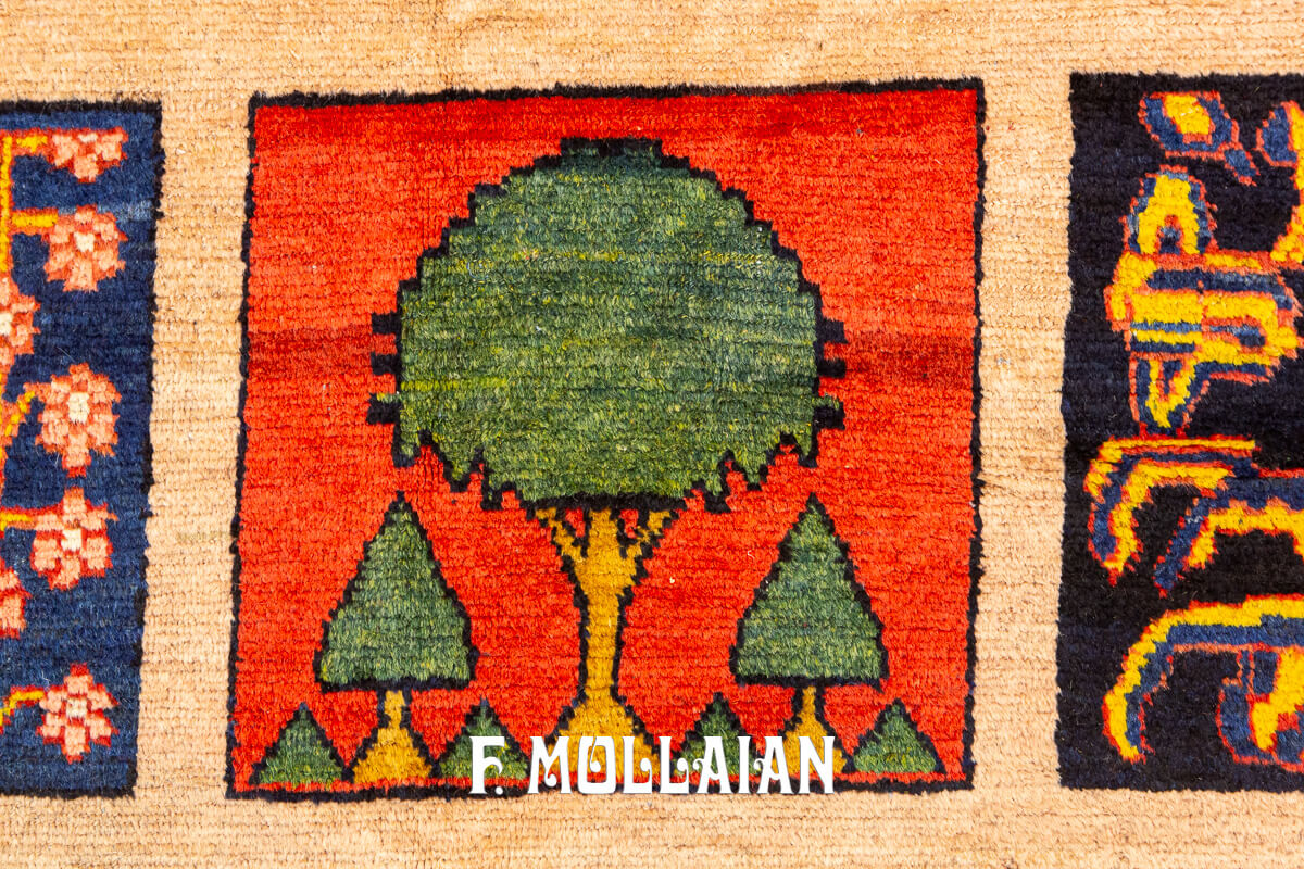 Bakhtiari Rug Very Large Garden Design n°:818996